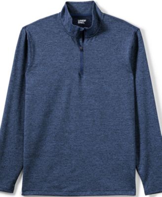 Men's Unisex Rapid Dry Space Dye Quarter Zip Pullover Shirt