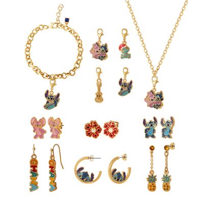 Stitch Jewelry Advent Gift Set:  Earrings, Necklace, Bracelet & Charms Mix & Match Christmas Calendar Box Collection