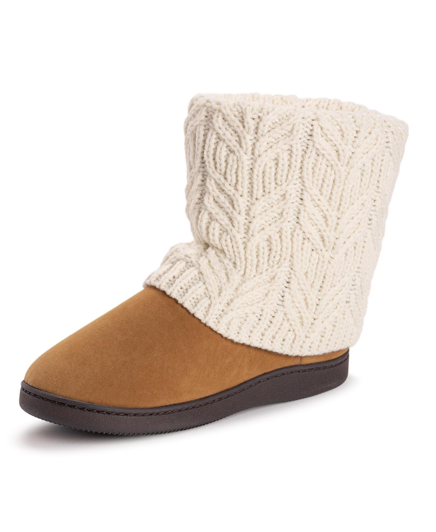Женские тапочки MUK LUKS Raquel Slippers, цвет: Слоновая кость — фото 2