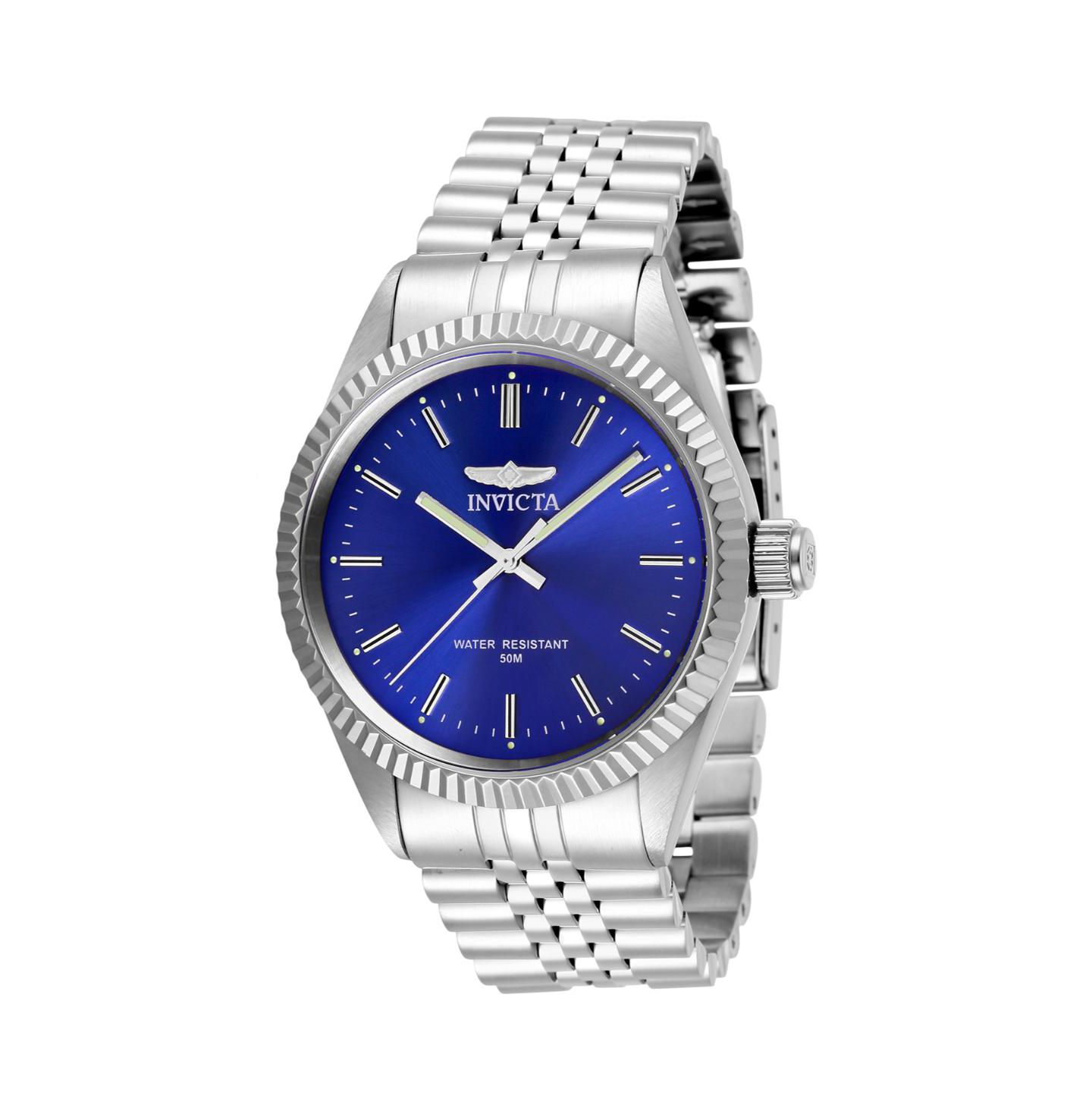 Мужские часы Invicta 29375 Specialty Quartz Multifunction Blue Dial, цвет: Синий — фото 2