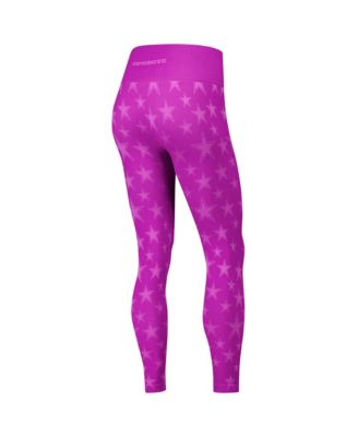 Women's 2-Piece Purple Dallas Cowboys Seamless Bra Legging Knit Set
