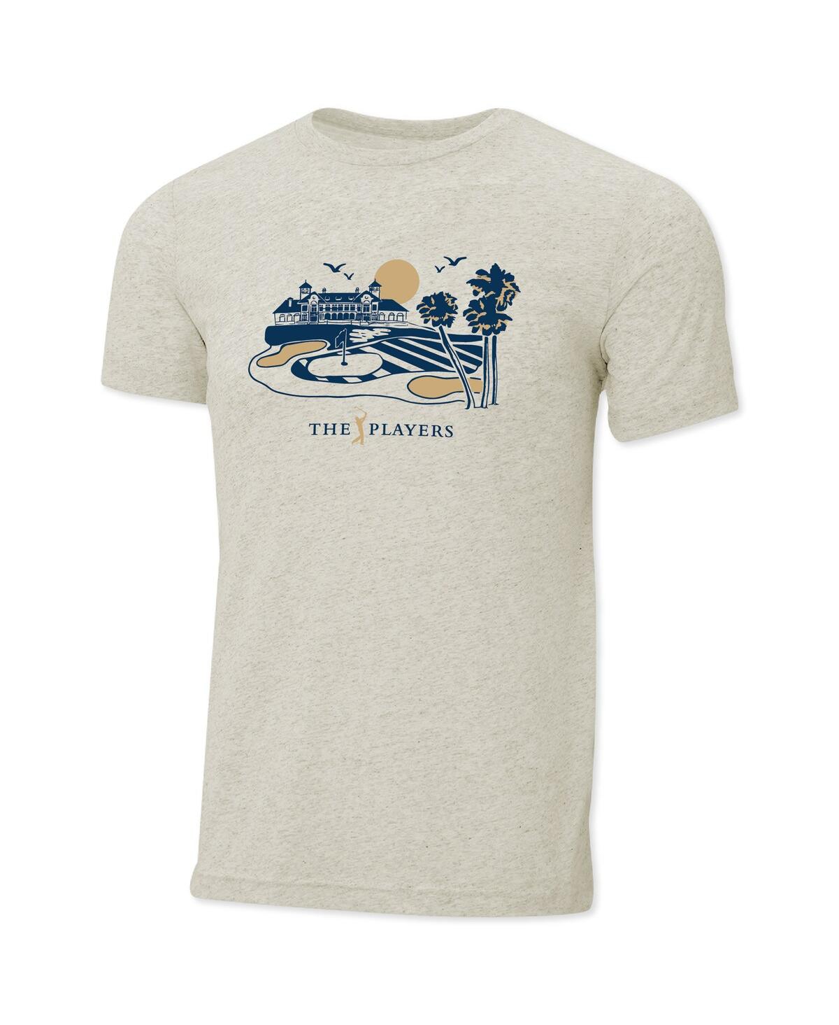 Ahead Men's Cream The Players Clubhouse Instant Classic Tri-blend T-shirt In White