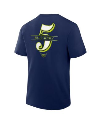 Men's Paige Bueckers Navy Dallas Wings In The Paint Name Number T-Shirt