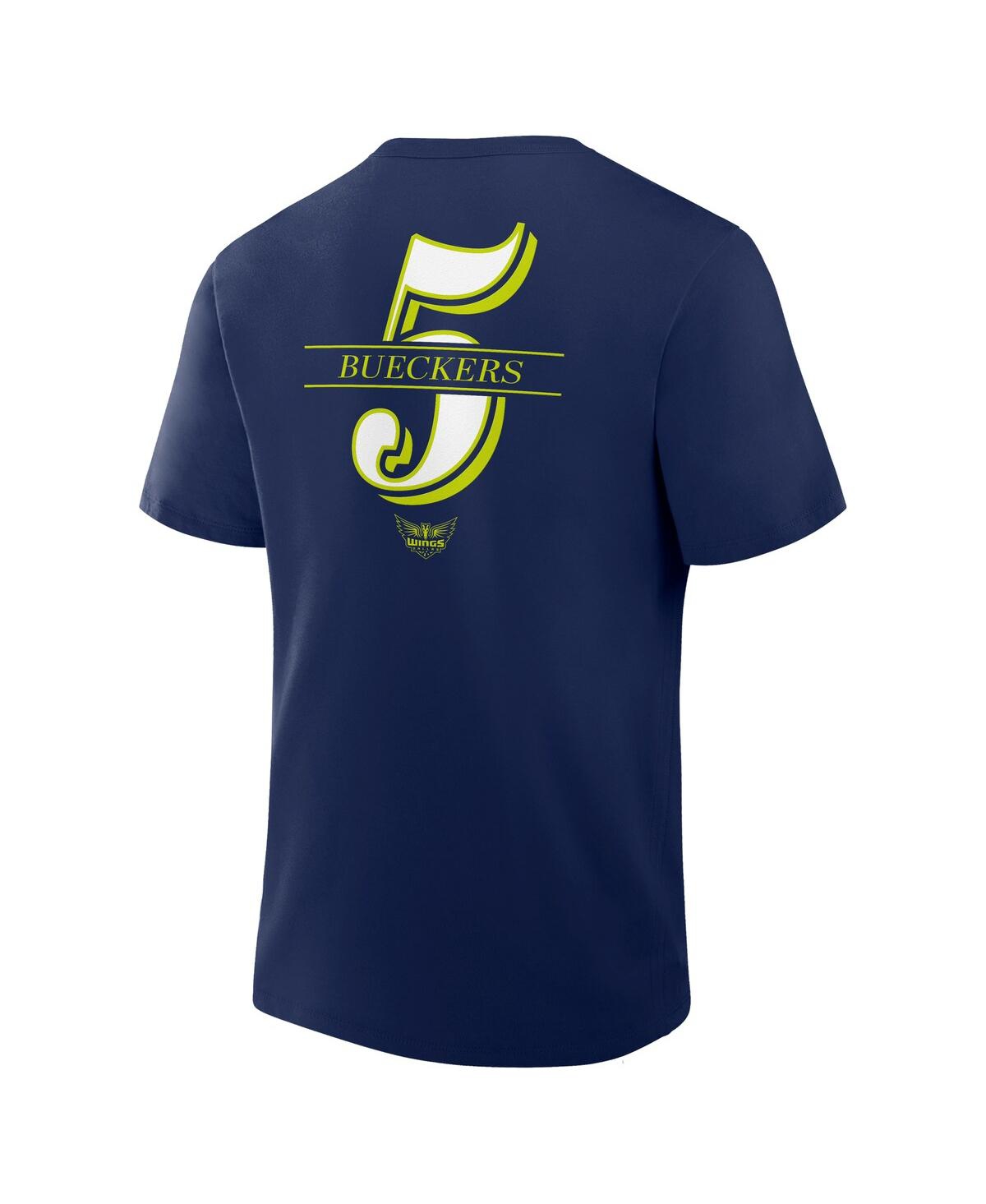 Fanatics Men's Paige Bueckers Navy Dallas Wings In The Paint Name Number T-shirt In Blue