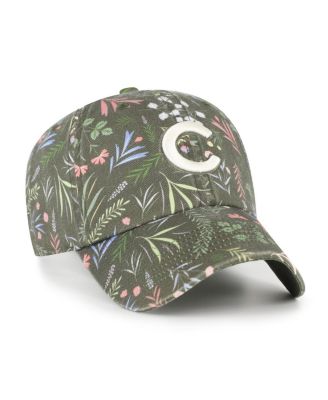 Women's Olive Chicago Cubs Moss Verbena Clean Up Adjustable Hat