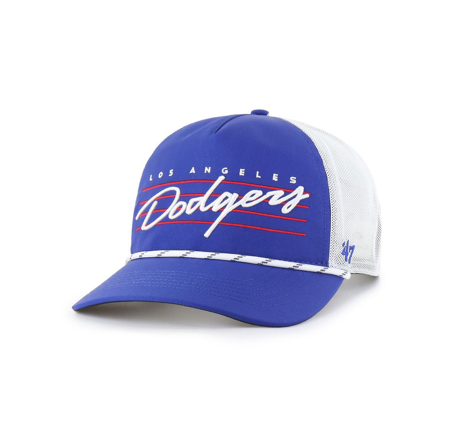 Men's Royal Los Angeles Dodgers Brrr Downburst Mesh Hitch Adjustable Hat