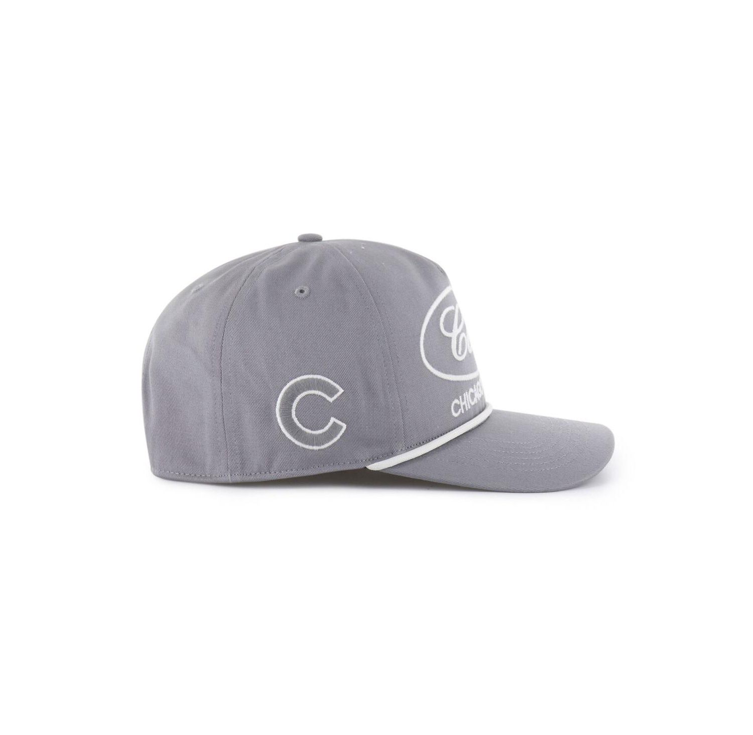 Men's Gray Chicago Cubs Foundational Hitch Adjustable Hat