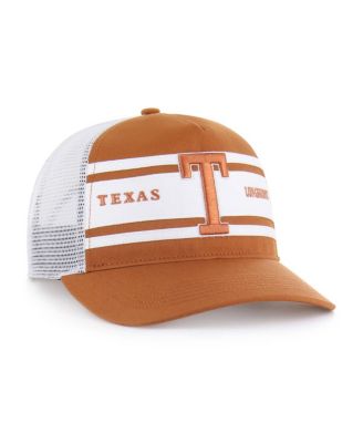 Big Boys and Girls Texas Orange/White Texas Longhorns Super Stripe Hitch Adjustable Trucker Hat