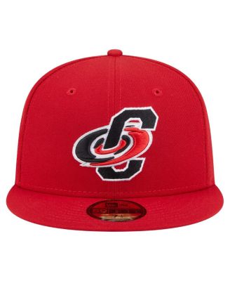 Men's Red Carolina Hurricanes Deceptor 59FIFTY Fitted Hat