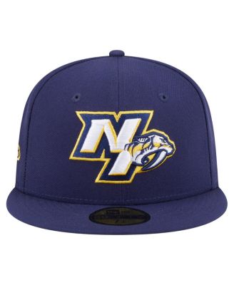 Men's Navy Nashville Predators Deceptor 59FIFTY Fitted Hat