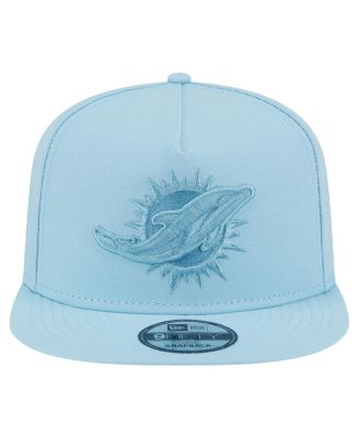 Men's Light Blue Miami Dolphins Color Pack A-Frame 9FIFTY Snapback Hat