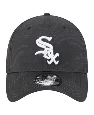 Men's Black Chicago White Sox Tonal Camo 39THIRTY Flex Hat
