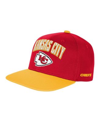 Outerstuff - Big Boys and Girls Red Kansas City Chiefs Essentials Adjustable Hat