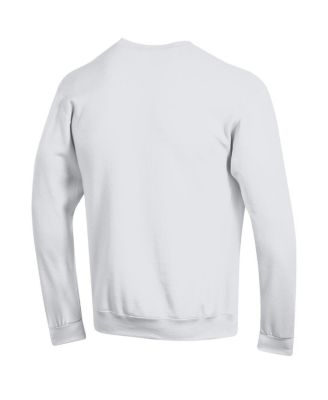 Men's White Penn State Nittany Lions Basic Arch Fleece Pullover Sweatshirt