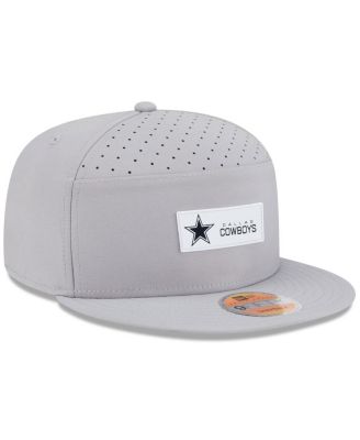 Men's Gray Dallas Cowboys 2025 Sideline Split Panel 9FIFTY Snapback Hat
