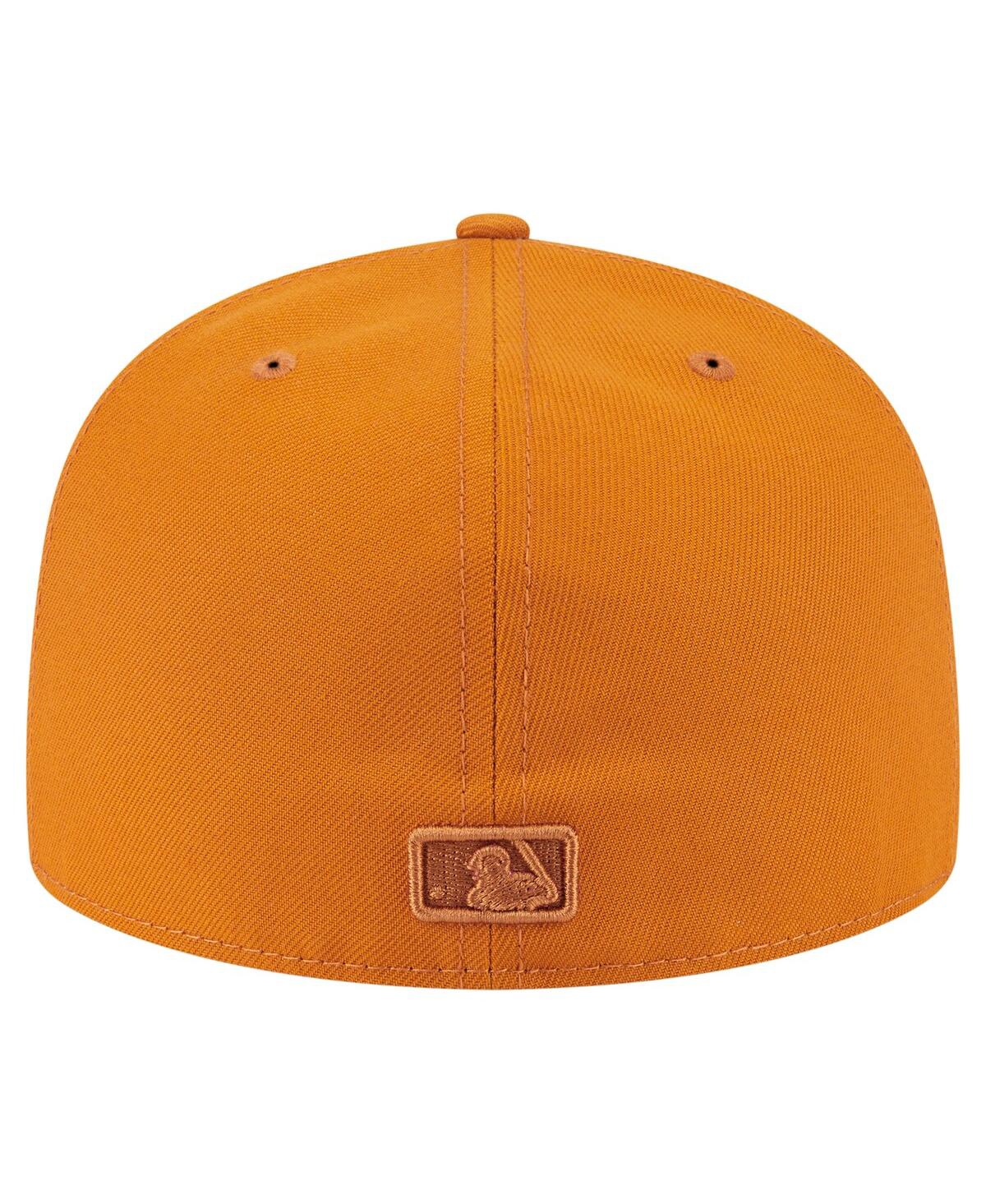 New Era Men's Orange Cincinnati Reds Color Pack A-frame 59fifty Fitted Hat In Orange