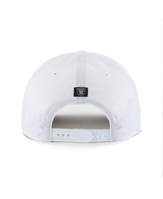 Men's White Las Vegas Raiders Brrr Fairway Hitch Adjustable Hat