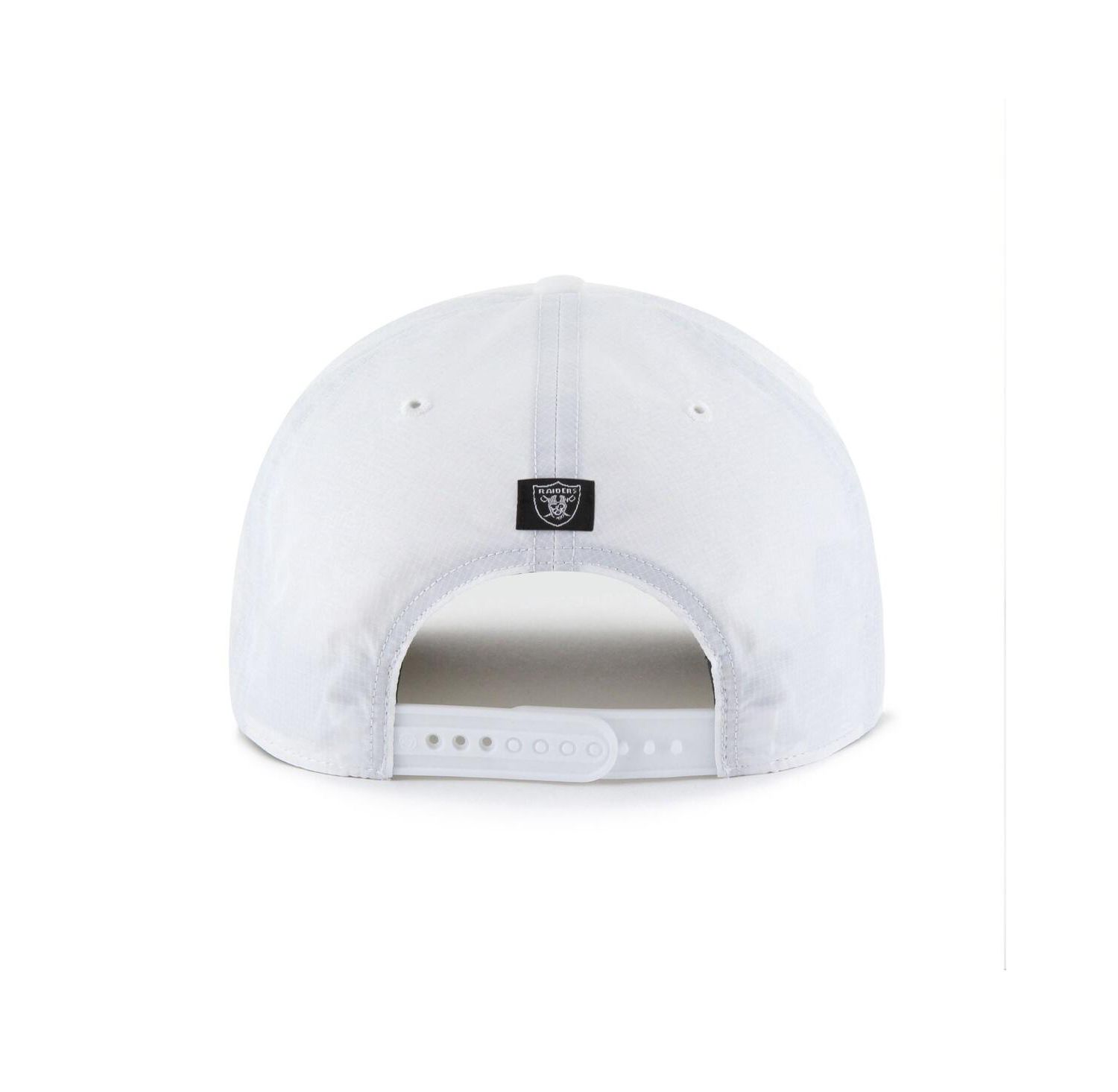 Men's White Las Vegas Raiders Brrr Fairway Hitch Adjustable Hat