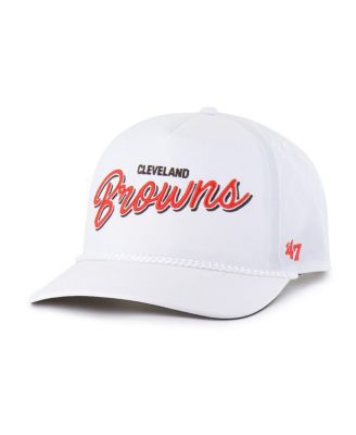 '47 Brand - Men's White Cleveland Browns Brrr Fairway Hitch Adjustable Hat