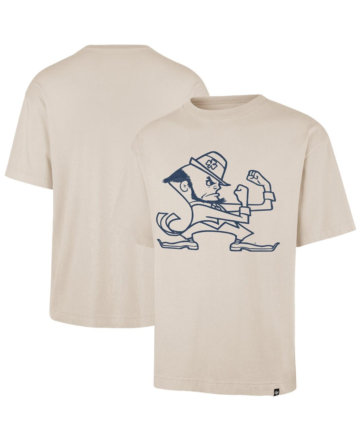 47 Brand Men's Cream Notre Dame Fighting Irish Ravine Foundation T-shirt In White