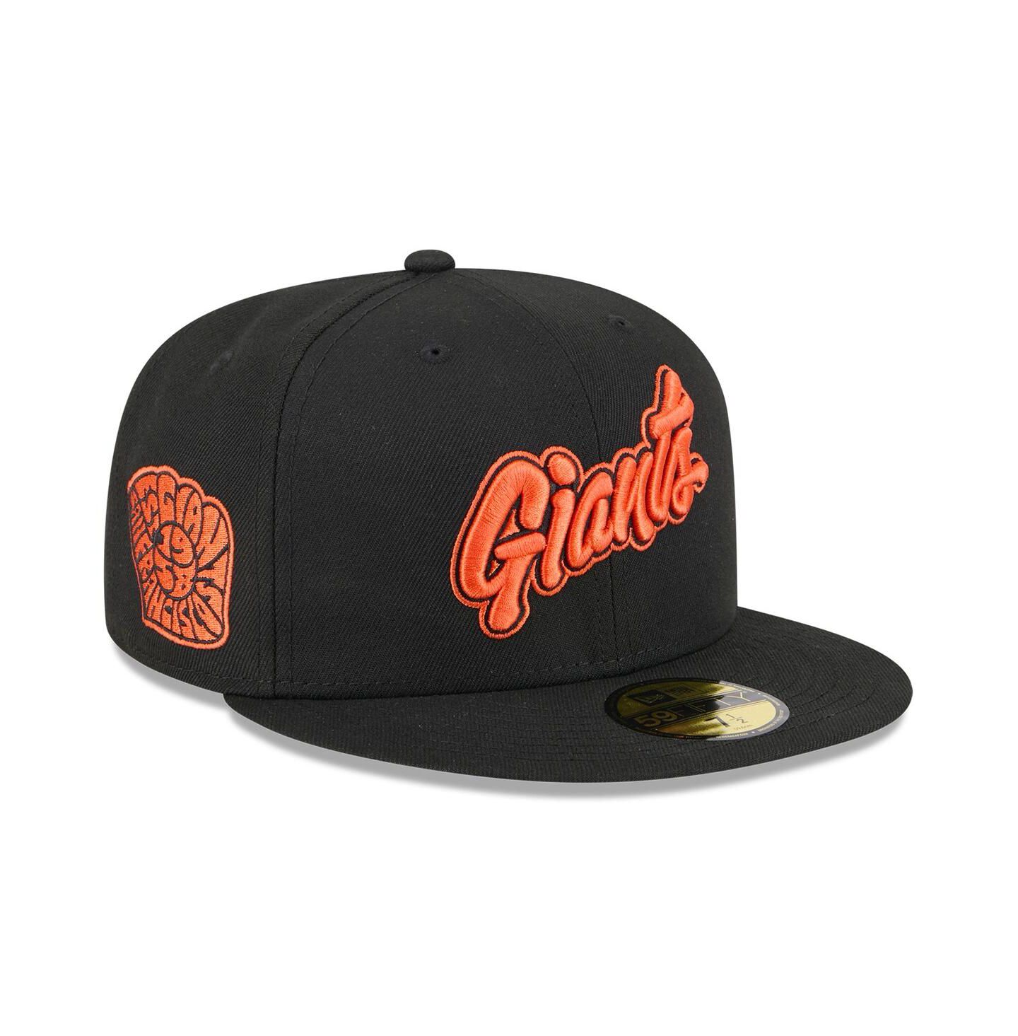 Мужская кепка New Era Black San Francisco Giants 2025 City Connect Wordmark 59FIFTY Fitted Hat — фото 1