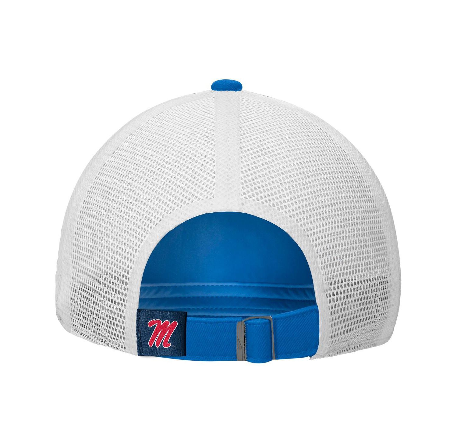 Men's Powder Blue Ole Miss Rebels On-Field Club Adjustable Trucker Hat