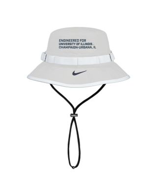 Men's Gray Illinois Fighting Illini 2025 On-Field Boonie Performance Bucket Hat