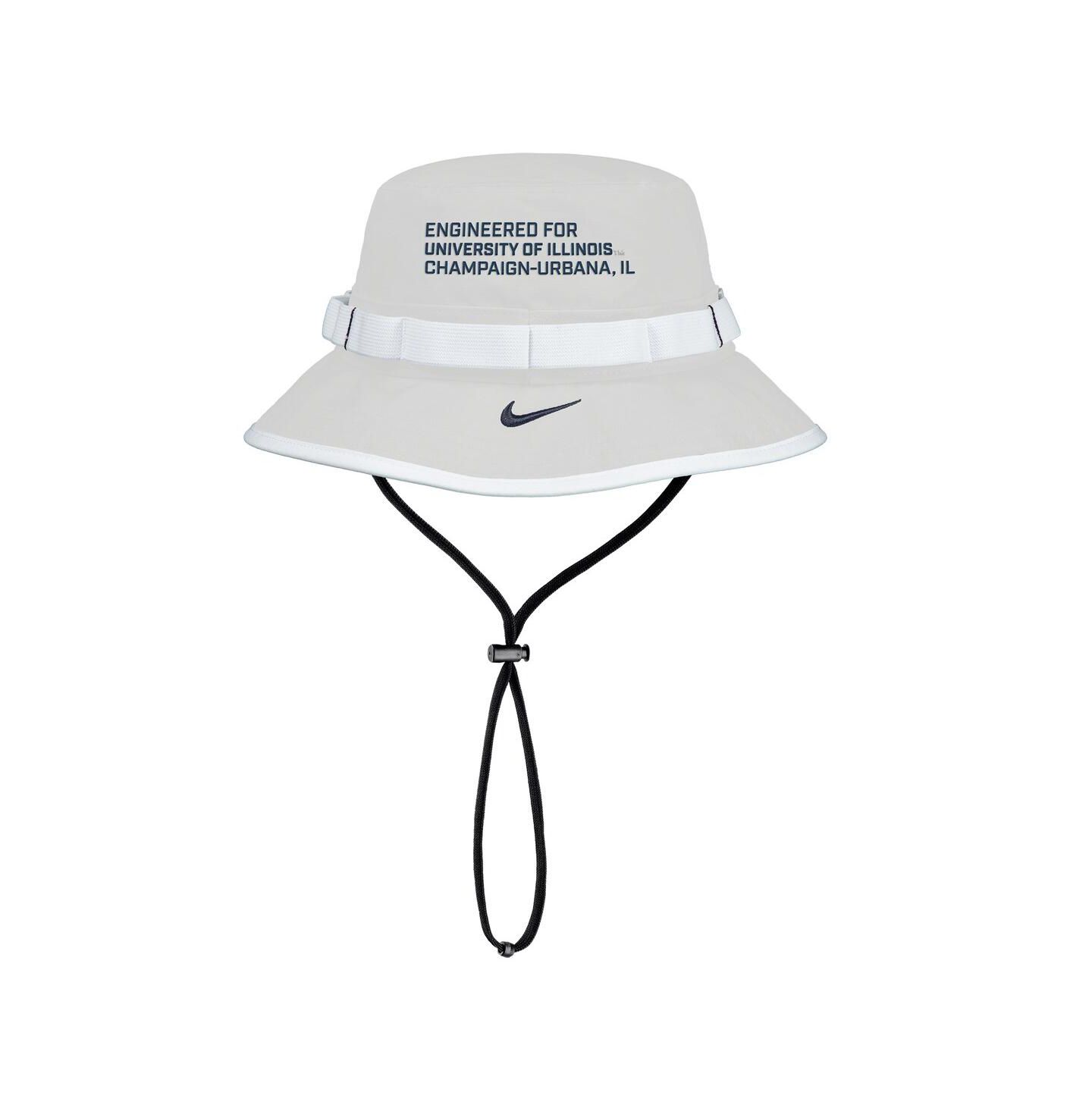 Мужская панама Nike Gray Illinois Fighting Illini 2025 On-Field Boonie Performance Bucket Hat — фото 2