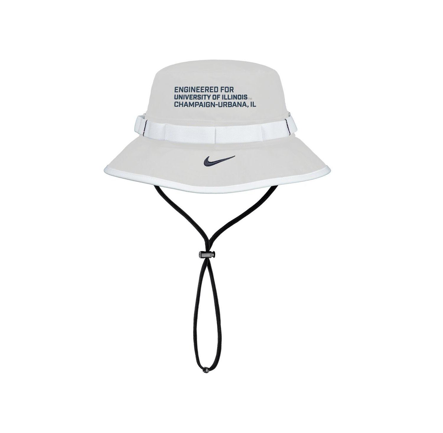 Men's Gray Illinois Fighting Illini 2025 On-Field Boonie Performance Bucket Hat