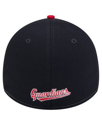 Men's Navy/Red Cleveland Guardians 2025 MLB Clubhouse 39THIRTY Flex Hat