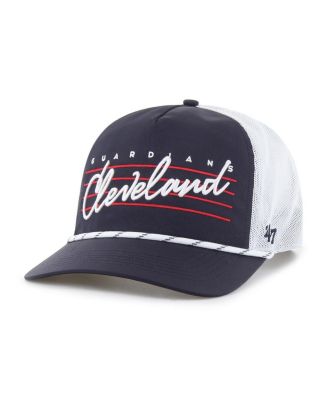 '47 Brand - Men's Navy Cleveland Guardians Brrr Downburst Mesh Hitch Adjustable Hat