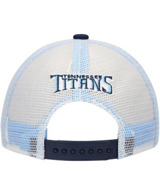 Big Boys and Girls Navy Tennessee Titans Core Lockup Trucker Adjustable Hat