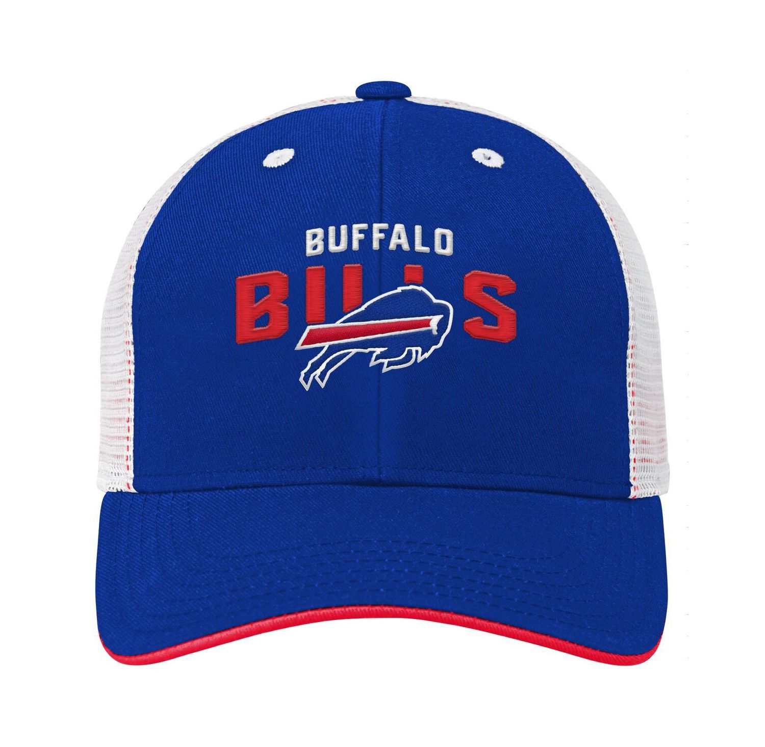 Big Boys and Girls Royal Buffalo Bills Core Lockup Trucker Adjustable Hat