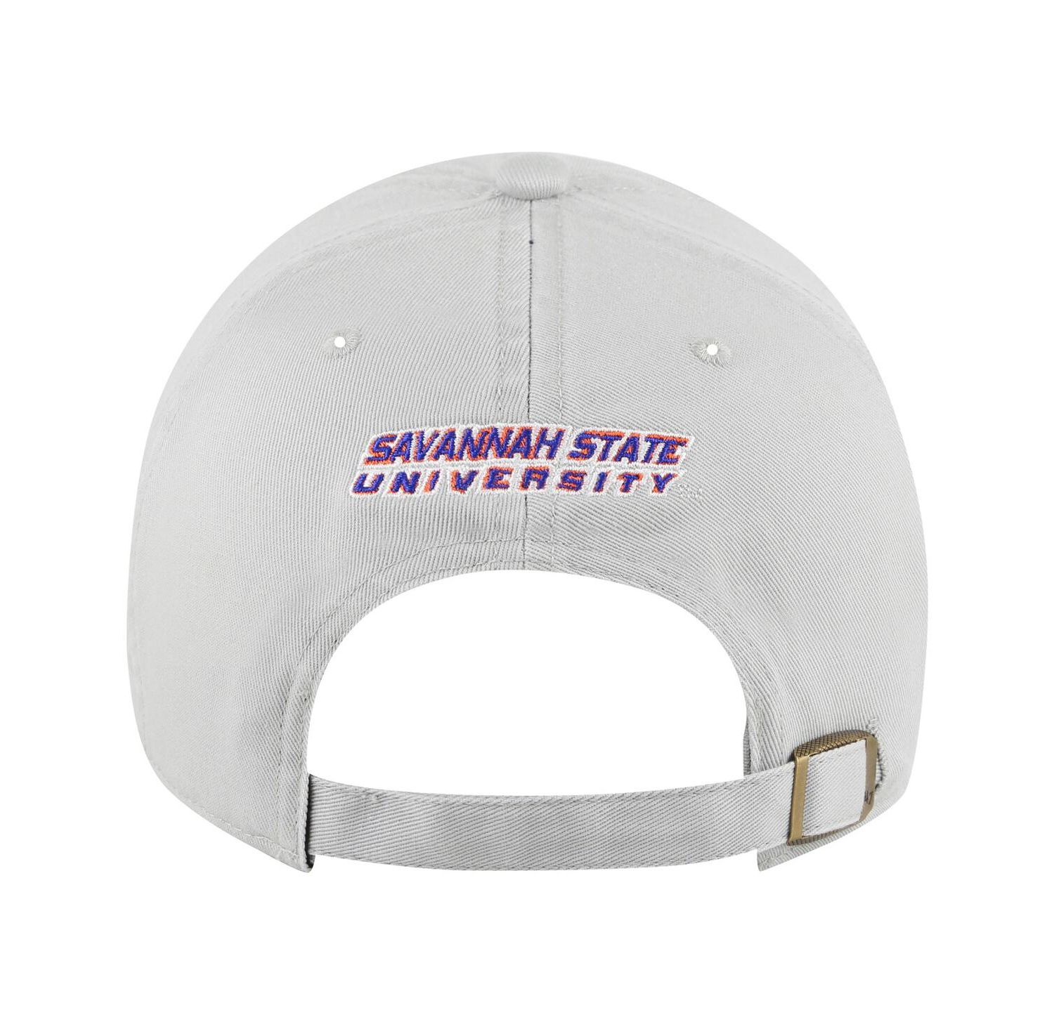Men's Gray Savannah State Tigers Side Back Clean Up Adjustable Hat