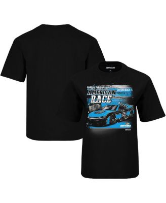 Checkered Flag Sports - Big Boys and Girls Black Daytona International Speedway 2025 Daytona 500 Graphic T-Shirt