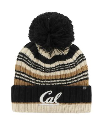 '47 Brand - Women's Khaki Cal Bears Barista Cuffed with Pom Knit Hat