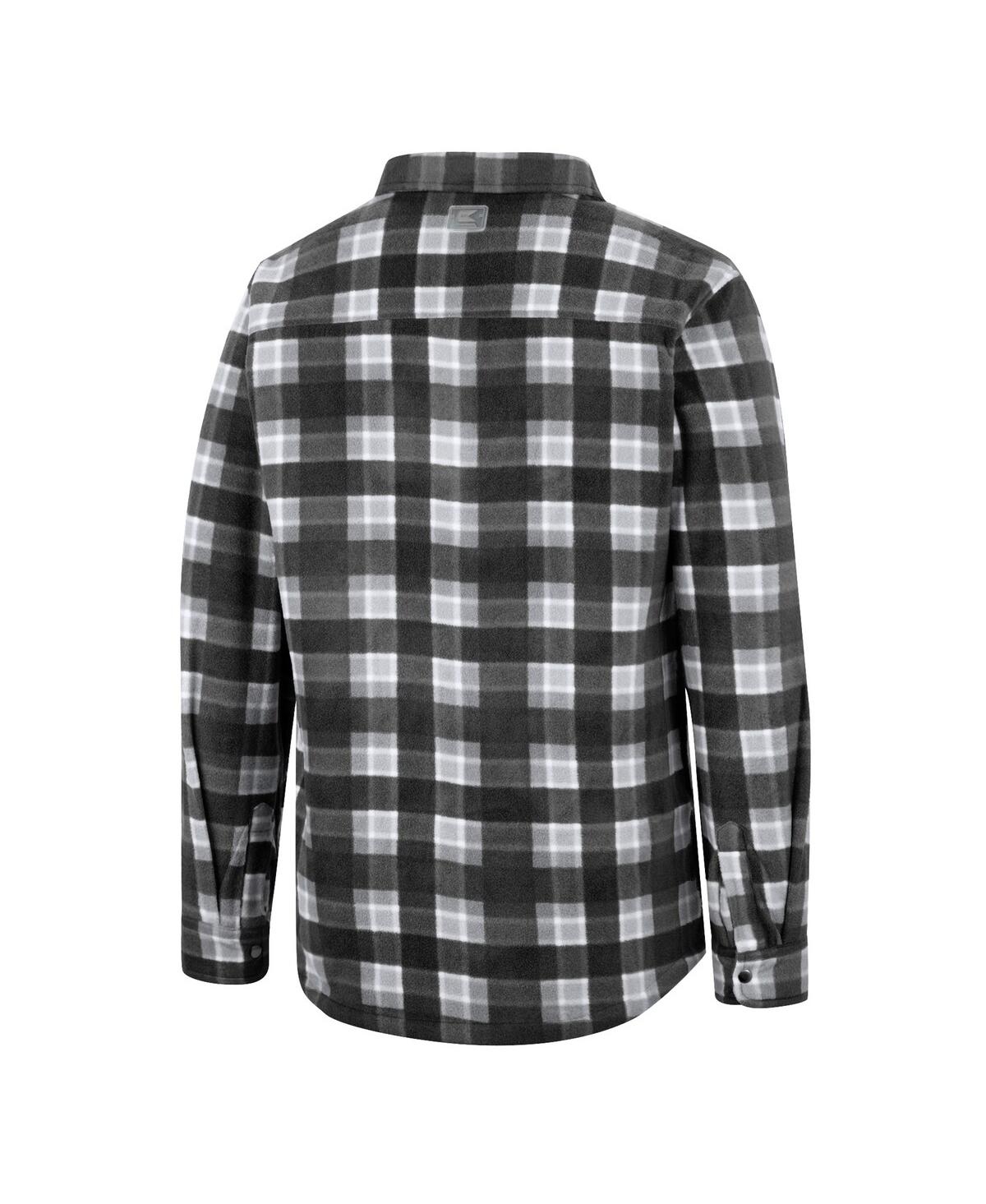 Colosseum Men's Black Temple Owls Ellis Full-snap Jacket In Black