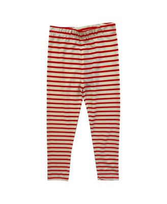 Wes Willy Baby Boys and Girls 2-Piece Georgia Bulldogs Long Sleeve Top and Striped Tri-Blend Leggings Set