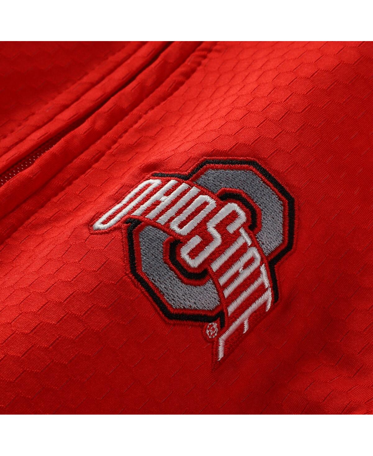 Garb Toddler Scarlet Ohio State Buckeyes Sterling Quarter-zip Pullover Hoodie In Red