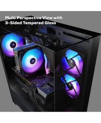 Element SE Gaming PC Desktop - AMD Ryzen 7 5700, NVIDIA GeForce RTX 5060 8GB, 16GB DDR4 RAM, 1TB NVMe SSD