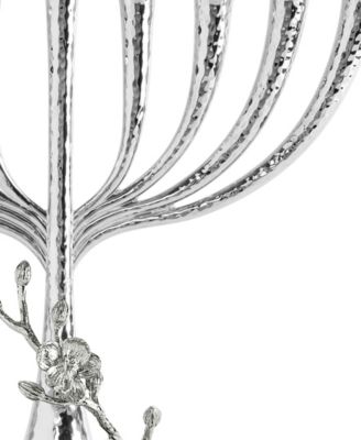 White Orchid Menorah