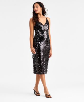 Women's Pailette Midi Dress, Macy's Exclusive