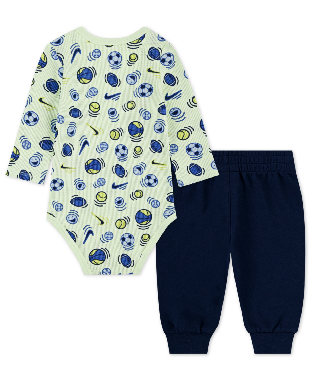 Nike Baby Boys 2-piece Play For All Long Sleeve Bodysuit And Pants Set In Multi