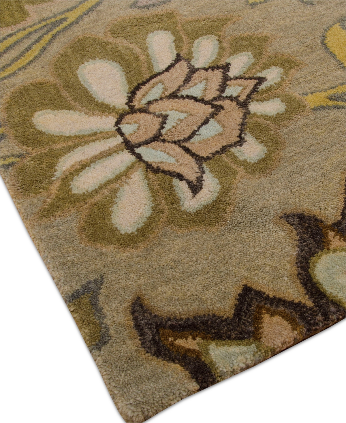 Nourison Home Rajah Tapestry Silver Area Rug