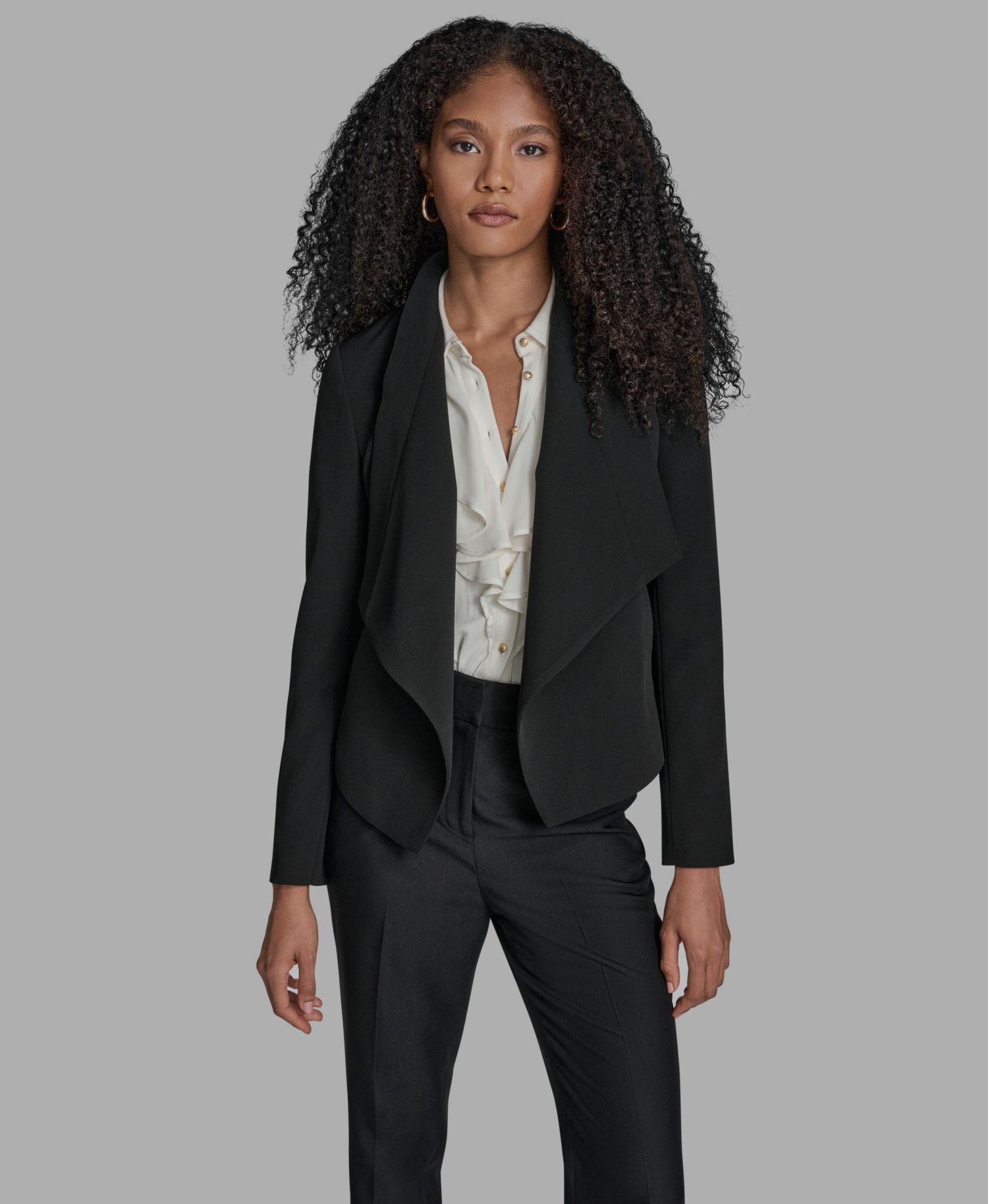 Women's Collar Long Sleeve Jacket