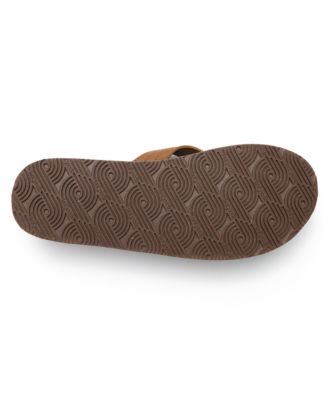 Men's Zensole Kinderz Faux Leather Flip-Flop Thong Sandals