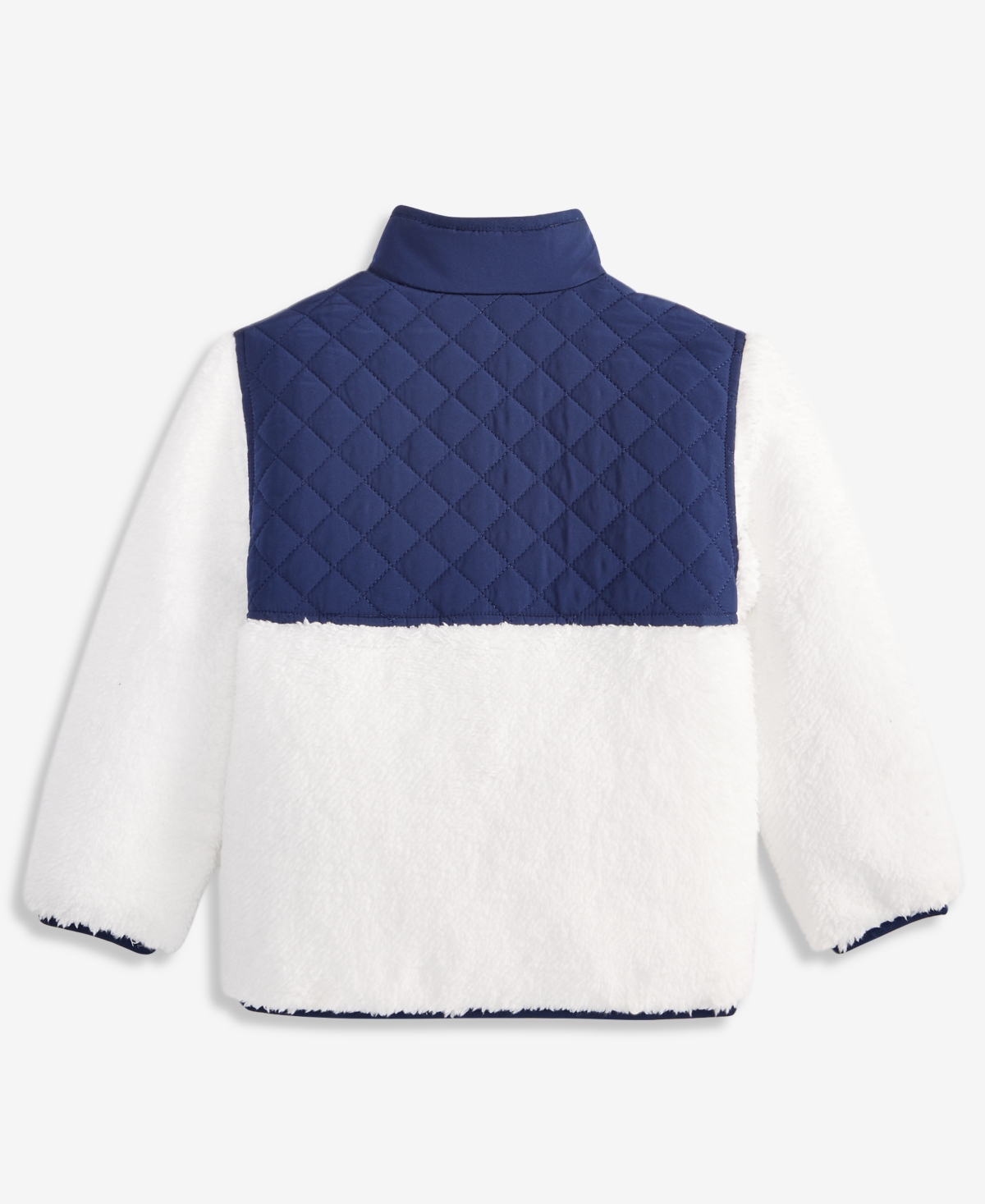 Epic Threads Boys Toddler 2t-4t Multi-color Faux-sherpa Long-sleeve Jacket, Macy's Exclusive In Blue