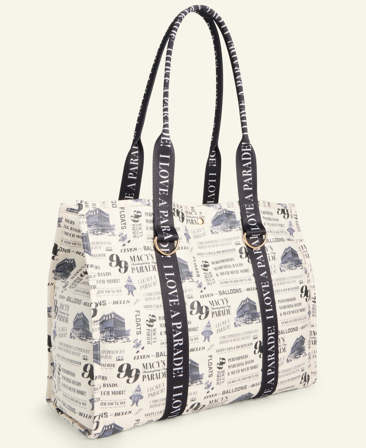 Macy's Thanksgiving Day Parade Large Wax Coated Tote Bag,  Exclusive In Multi