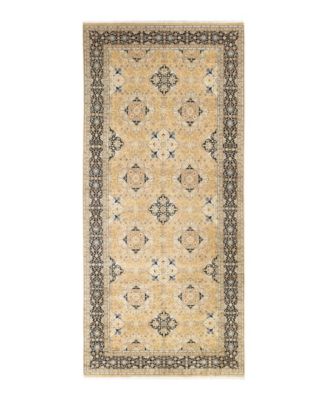 Adorn Hand Woven Rugs Mogul M1519 Rug Collection In Yellow