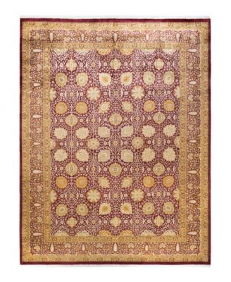 Adorn Hand Woven Rugs Mogul M1349 Rug Collection In Red